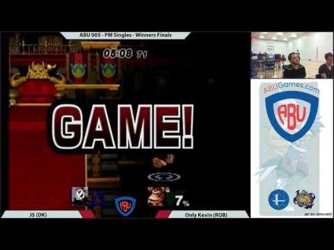 ABU Monthly 5: Project M Winner's Finals - J$ (Donkey Kong) Vs. Only Kevin (R.O.B., Ganondorf)