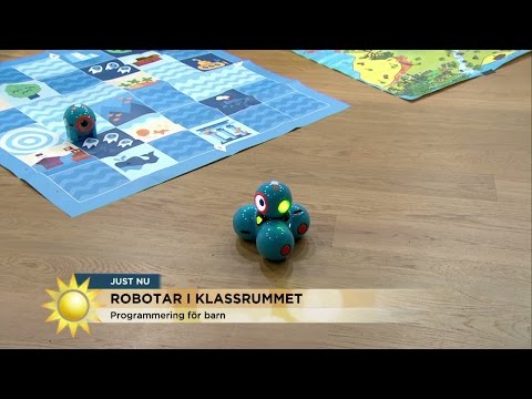 Nya trenden - robotar i klassrummet - Nyhetsmorgon (TV4)