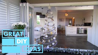 How to Make a Spiral Wooden Christmas Tree | DIY | Great Home Ideas