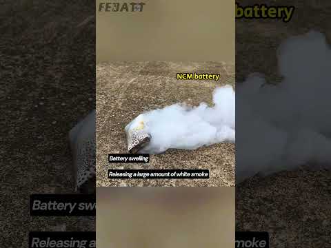 NMC Battery VS LFP battery Dangerous Test | Which one performs better?#battery #test #diy #factory