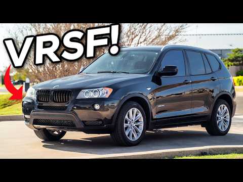 BMW F25 X3 N55 POWER MODS: VRSF EVERYTHING! (Chargepipe, Downpipe, Intercooler INSTALL +SOUND