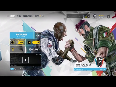 Short alpha pack opening, New road to six invitational mode|Rainbow six siege