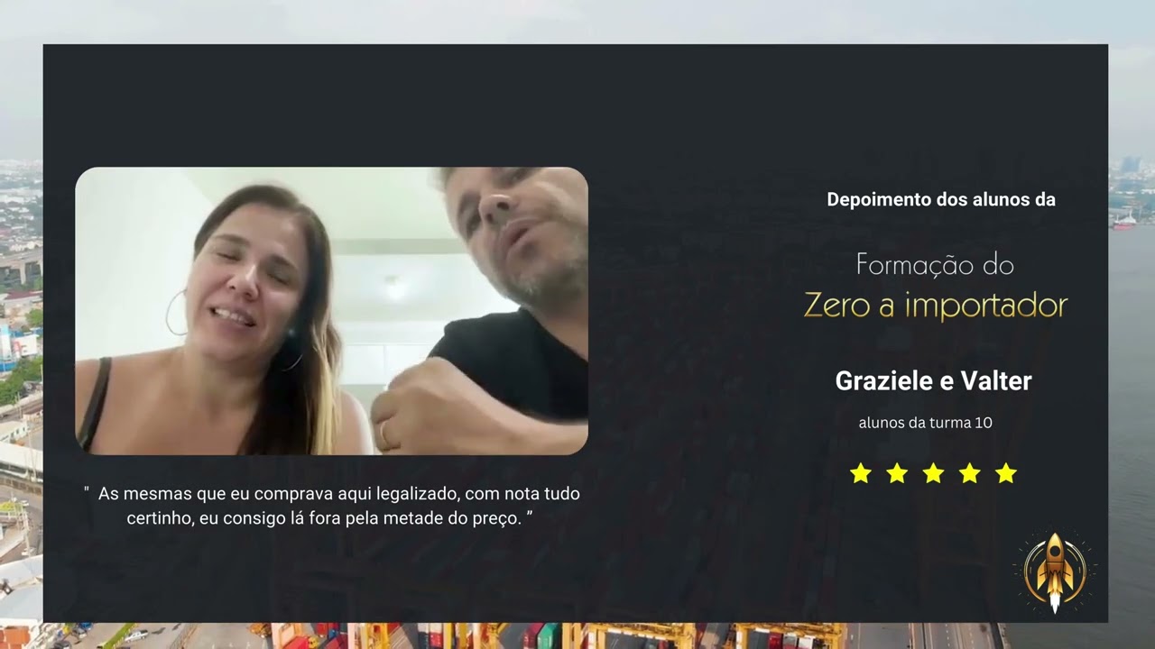 Depoimento aluna Grazi  - Formação do Zero a Importador com Camila Carvalho - Formação ZI