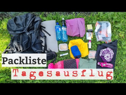 Packliste für eine Tageswanderung | Wandern für Einsteiger