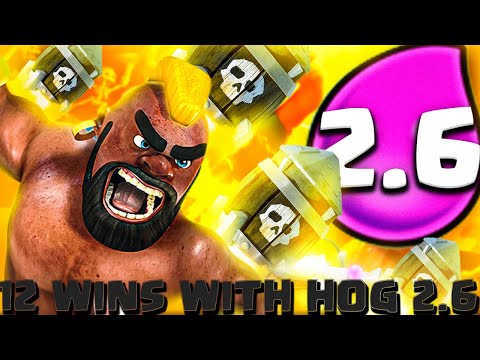 12-0 with this NEW HOG RIDER Deck! | Clash Royale