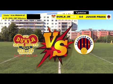 5.kolo ⚽ FK DUKLA Jižní Město U15 @ Tj Junior Praha ◙ 4.10.2020 ᴴᴰ ⚽ E1A PŘEBOR STARŠÍCH ŽÁKŮ