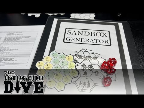 Sandbox Generator - a tool worth it's weight in gold (review) (solo RPG)