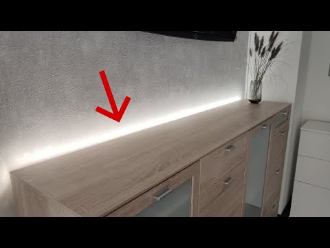 Indirekte Beleuchtung mit LED Streifen selber machen - so einfach geht's