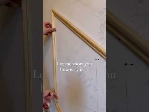 Panelling EASY DIY Guide. Stairs - Angles - Step-by-step Guide On My Channel #diy #panelling