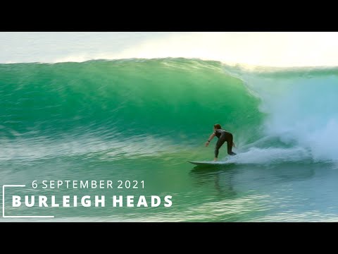 Glassy Vision At Burleigh Heads - Monday 6 September 2021