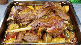 طبخ لحم تيس حنيذ روعه مع وصفة رز وطبق خضروات ( ٣ وصفات لوجبه متكاملة ) Roasted Goat recipe