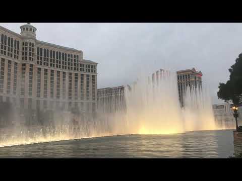 Bellagio Fountains,  December 29, 2019
