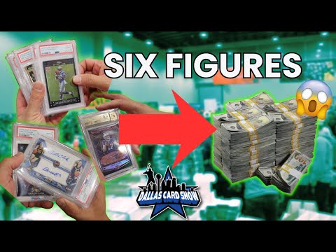 Turning Cardboard Into SIX FIGURES 💰 at the Dallas Card Show