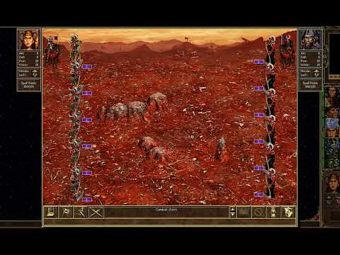 Heroes III HotA - 8 Arch Devils vs 12 Devils (Bad Luck)