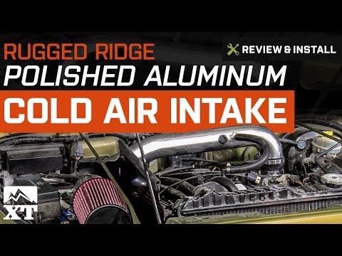 Jeep Wrangler Rugged Ridge Polished Aluminum Cold Air Intake (1997-2006 TJ) Review & Install