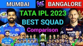 IPL 2023 || Mumbai vs Bangalore Best player 2023 || rcb vs Mi match 2023