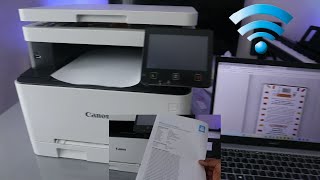 How To Connect Canon I -Sensys To WIFI With a Laptop, PC, or Computer and Print