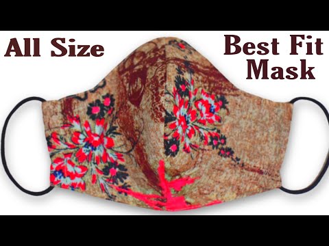 😷Very Easy New Style Pattern Mask😷 - Face Mask Sewing Tutorial - Anyone Can Make This Mask😷