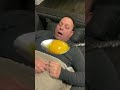 Egg in mouth while sleeping prank