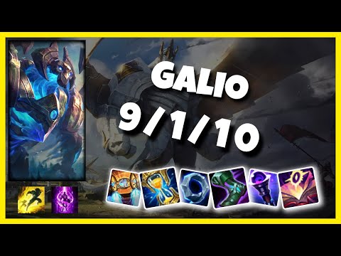Galio vs Yasuo Mid 11.5 Challenger Gameplay S11 (9/1/10) - NA