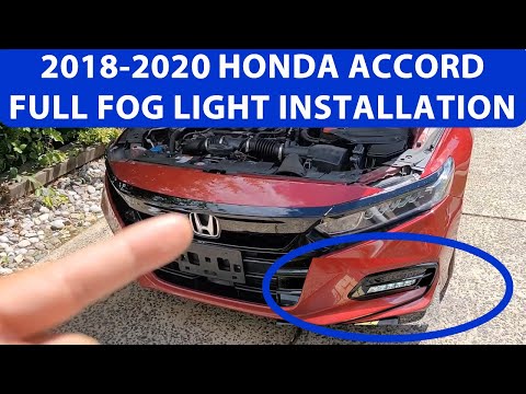 How To Install Fog Lights. 2018-2022 Honda Accord. Full Installation With Factory Look.
