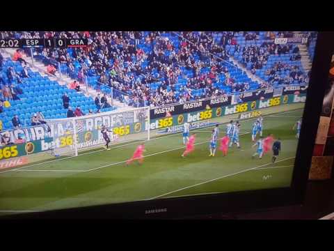 Pereira gol de pillo Espanyol 1 Granada 1