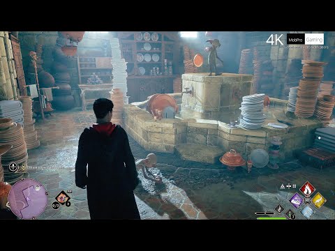 HOGWARTS LEGACY  ___  4K ULTRA Realistic High Graphics HDR Gameplay Clip - No Commentary