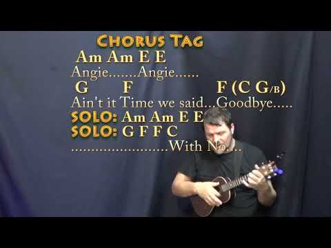 Angie (Rolling Stones) Ukulele Cover Lesson in Am with Chords/Lyrics