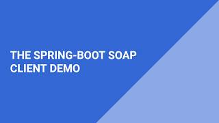 1. Bonus Lecture - SOAP Client with Spring Boot