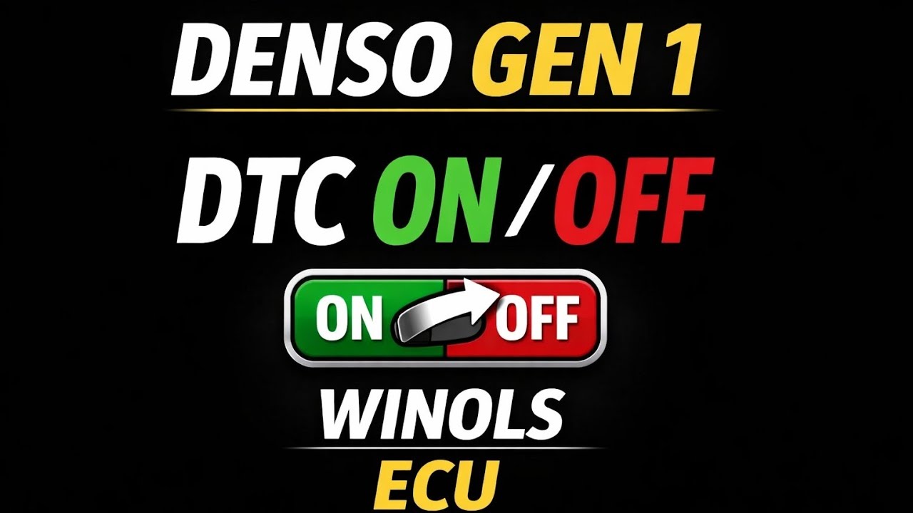  WinOLS Complete Guide TOYOTA GEN 1