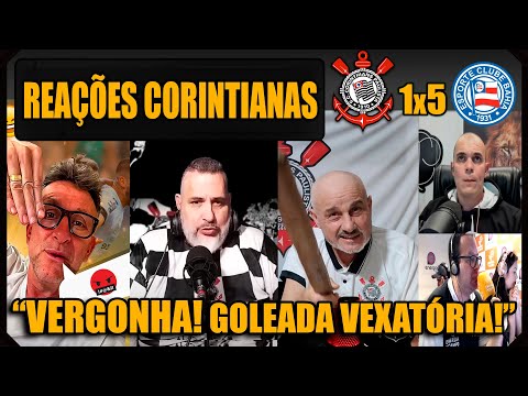 REAÇÕES dos CORINTIANOS - CORINTHIANS 1x5 BAHIA - GOLEADA HISTÓRICA! VAMOS RIR DO CORINTHIANS!