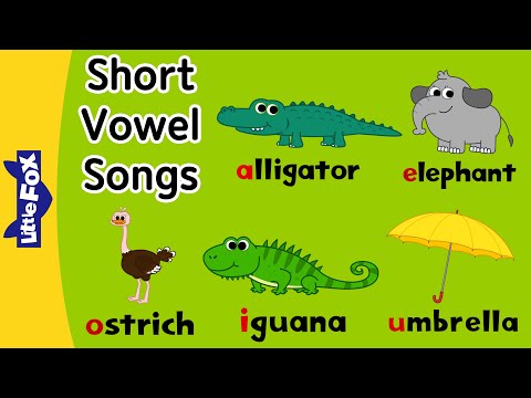 Phonics Songs | Short Vowels | A, E, I, O, U | Little Fox