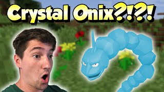 WE GOT A CRYSTAL ONIX!!! | Minecraft Pixelmon Ep 3
