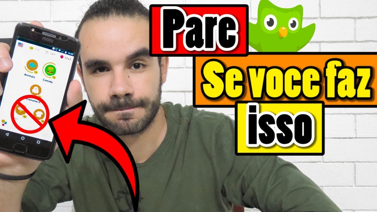 VOCÊ ESTÁ FAZENDO DUOLINGO ERRADO