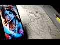 Krishna ji Drawing Step by Step || How to draw Krishna ji || Outline Tutorial 🤩