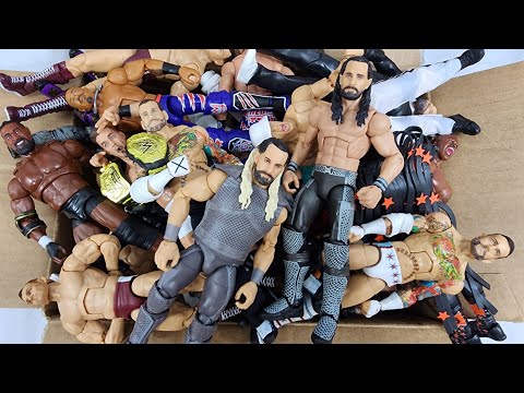 GROSSE BOX VOLLER WWE-ACTIONFIGUREN