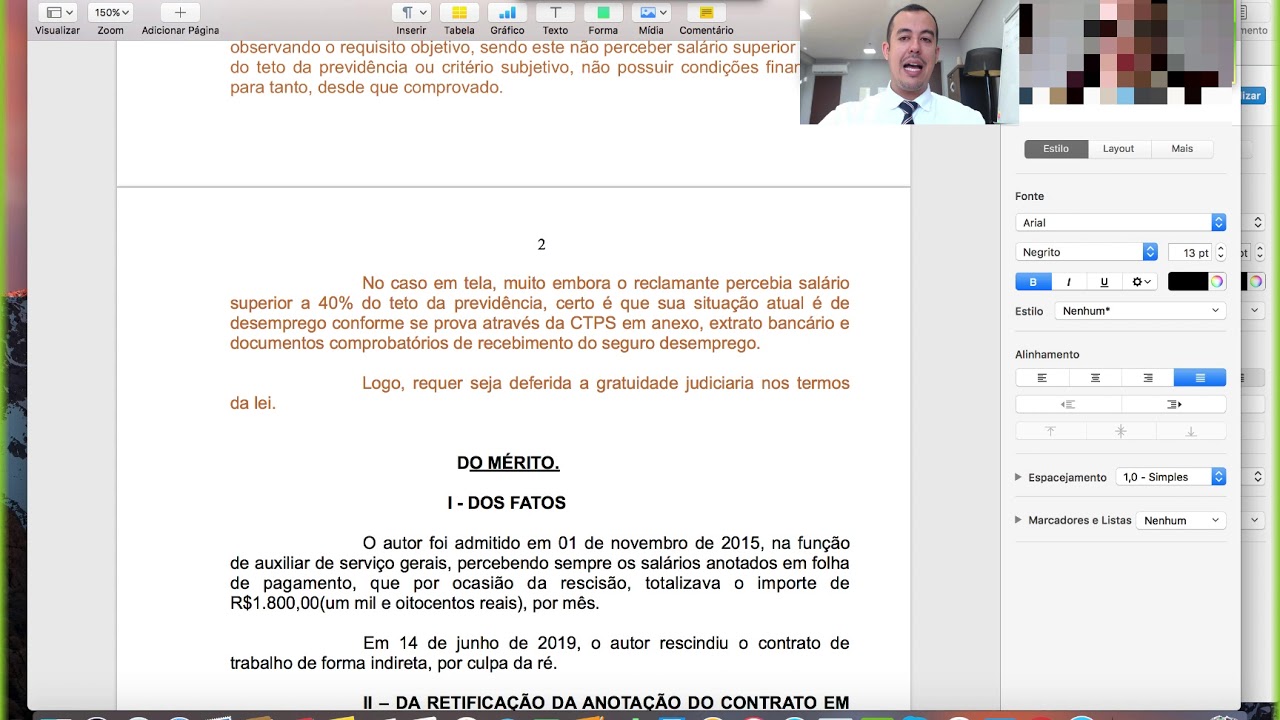 #1 Consultoria Processual - Rescisão Indireta