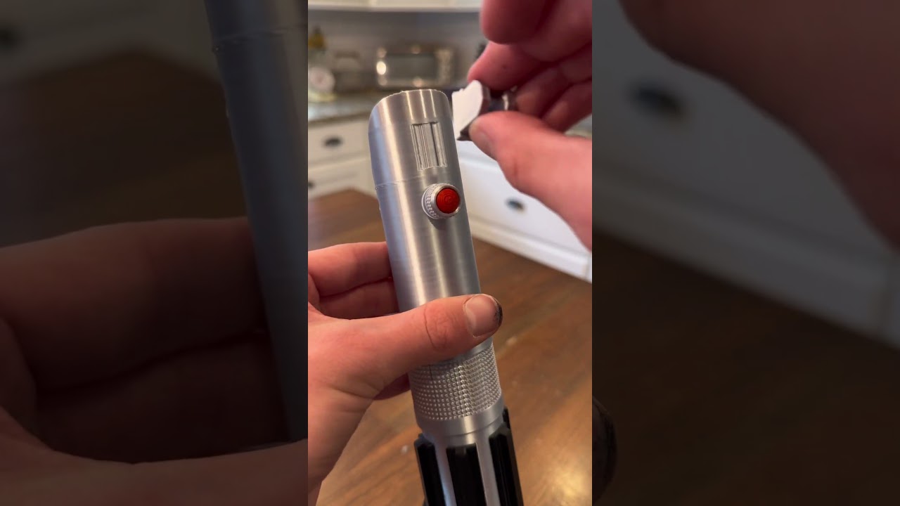 3D printed full color Anakin Skywalker lightsaber! #3dprinting #starwars #anakin