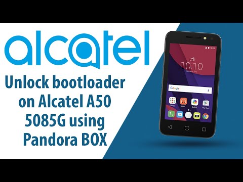How to unlock bootloader on Alcatel A50 5085G using Pandora BOX?
