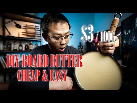 DIY Board Wax (Butter) with Beeswax, Mineral Oil and Coconut Oil