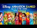 Disney Animation All 63 Movies Ranked Worst To Best W Moana 2