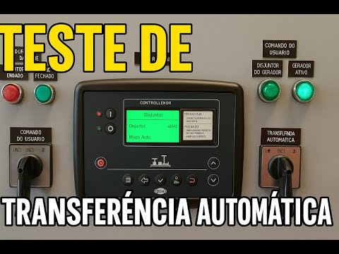 Teste de Transferência Automática com QTA e Gerador em Operação Real