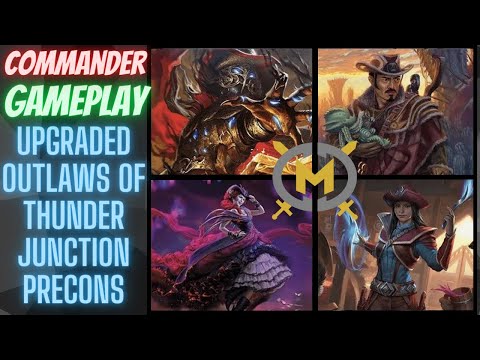 Outlaws of Thunder Junction EDH Game - Gonti, Yuma, Stella Lee, Olivia - Commander Gameplay MTG OTJ