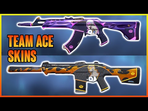 TEAM ACE SKINS COLLECTION PREVIEW (MY OPINION) | VALORANT