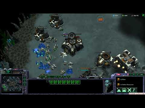Diamond 1 Terran ladder: TvP 2 base all in push #sc2