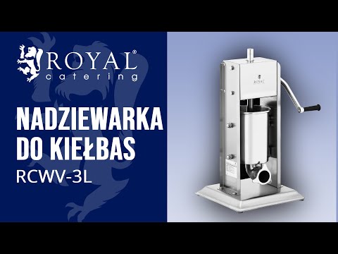 Video - Nadziewarka do kiełbas - 3 l - pionowa