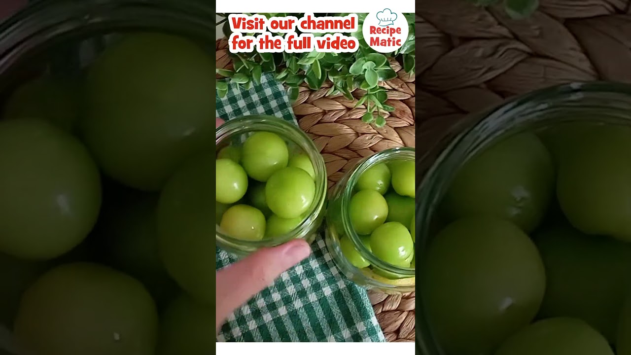 ❗GREEN PLUM PICKLE | Subscribe 😊👩‍🍳🙏