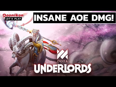 👹 Insane AOE Damage 6 Mages! Top Meta Mage Build! - [Dota Underlords Builds]
