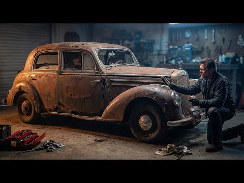 Thumbnail for ASMR Car Restoration | 1950 Mercedes-Benz 170 S (EXTREME RUST) Full Rebuild by Nota, Mercedes-Benz, Car