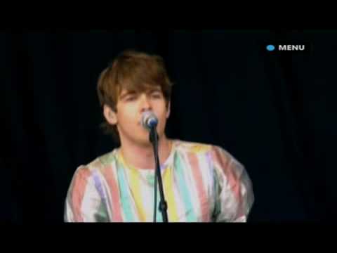 Klaxons Perform Golden Skans Live Glastonbury 2007